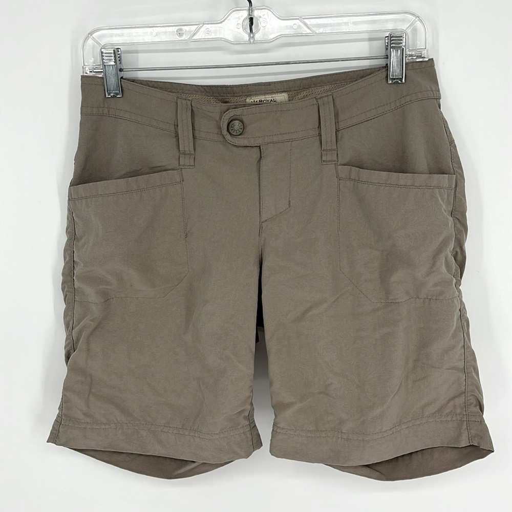 Royal Robbins Classic Bermuda Hiking Shorts in Sandstone Women’s Size 4